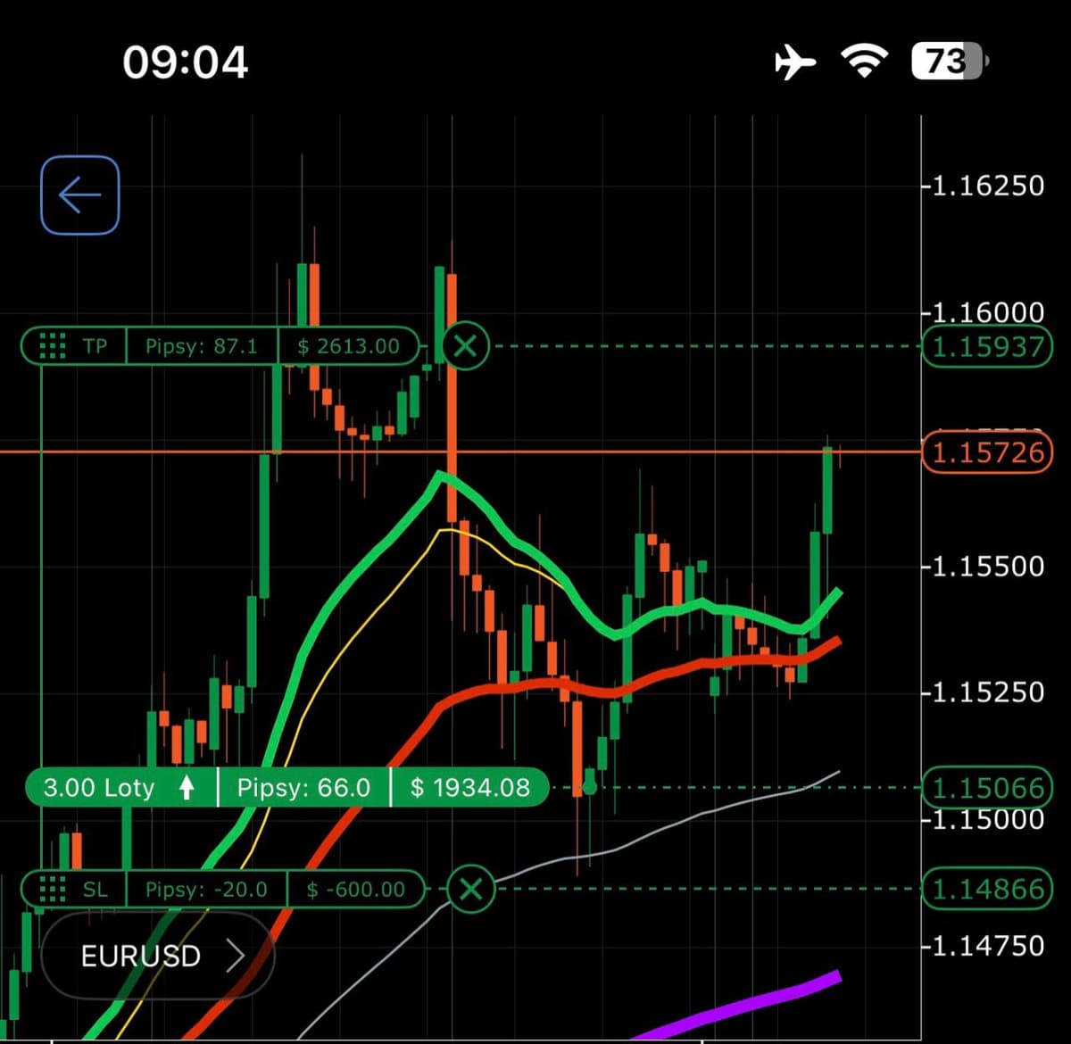 Wynik tradingowy - czerwiec 2025
